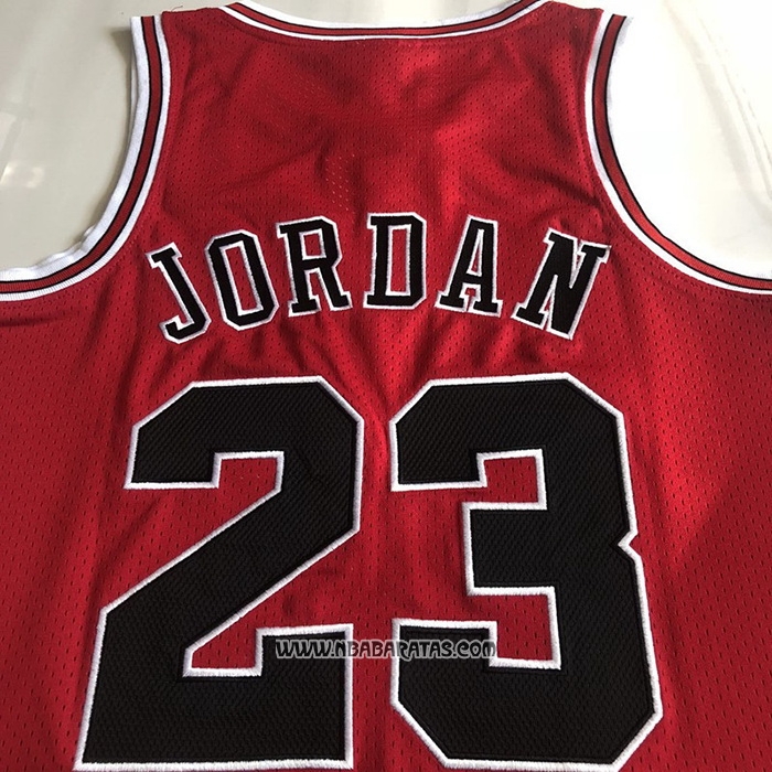 Camiseta Chicago Bulls Michael Jordan #23 Mitchell & Ness 1995-96 Rojo